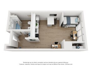 Sterling Allston S1 Standard Renovaed Skyline Renovated floor plan